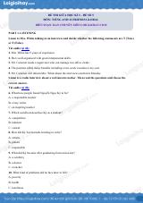 Đề thi giữa kì 2 Tiếng Anh 12 Friends Global - Đề số 5